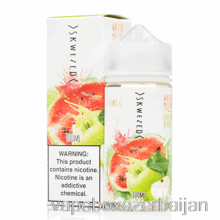 Vape Smoke Watermelon Green Apple - Skwezed - 100mL 0mg